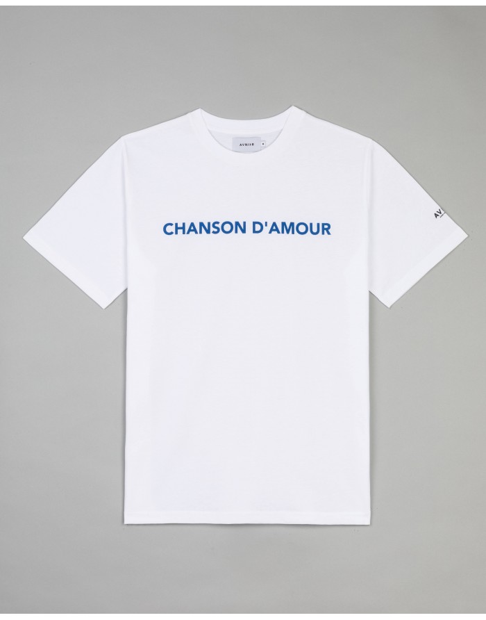 avnier t-shirt source white chanson d'amour fw22