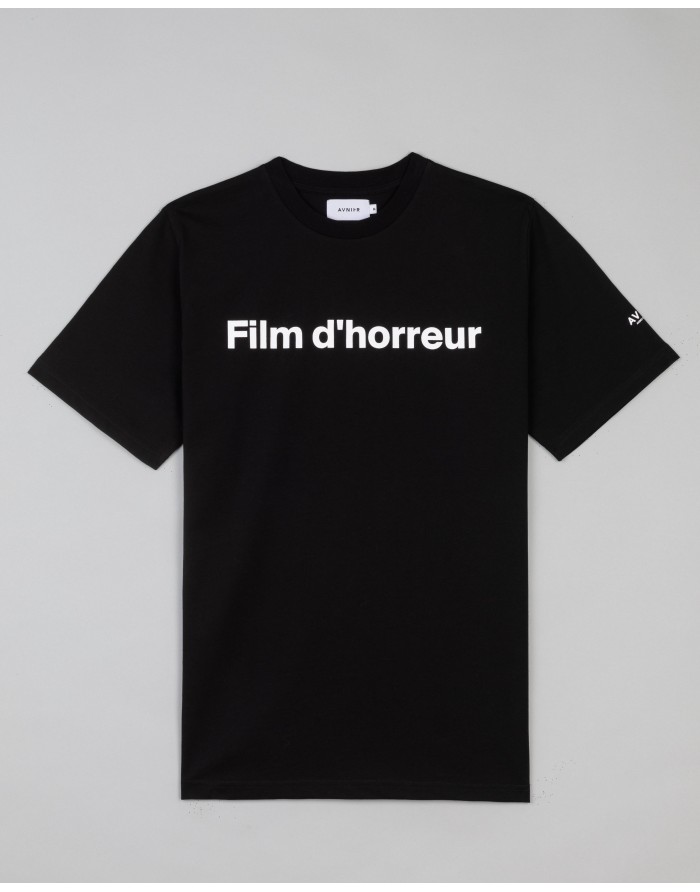 avnier t-shirt source black film d'horreur